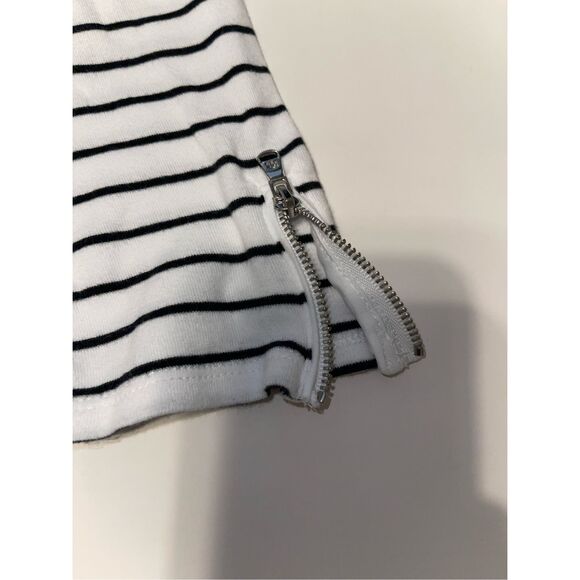 Ralph Lauren Black and White Striped Long Sleeve Tees - Picture 6 of 8